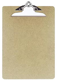 CLIPBOARDS, OFFICEMATE, HARDBOARD, LETTER SIZE, BROWN, 3/CT MAIN